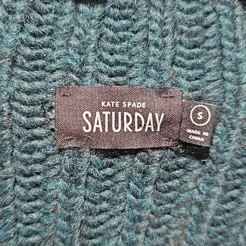 Kate Spade Saturday Retro Cropped Sweater Size Small